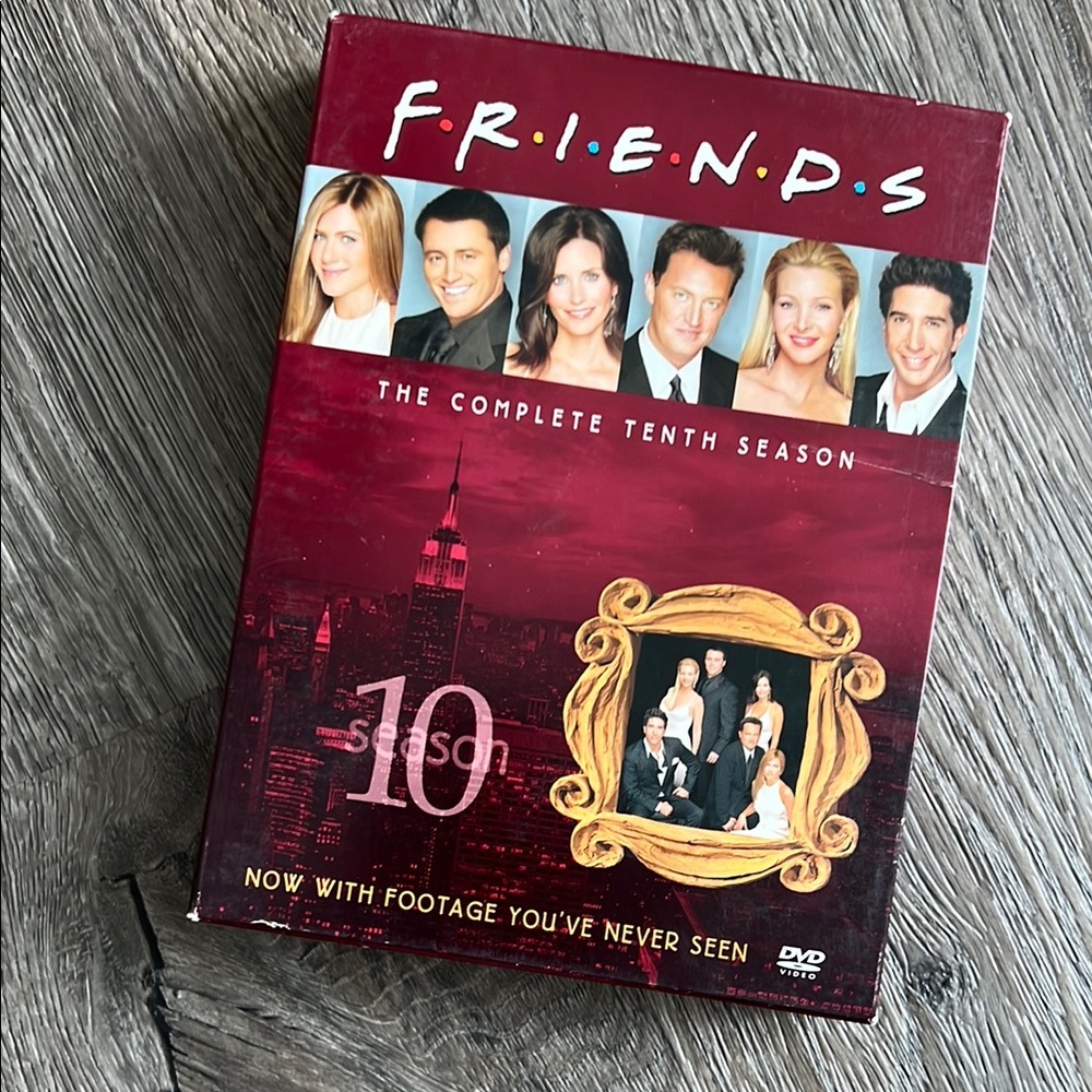VINTAGE Friends complete 10th season 4 DVD set, Y2K 2005